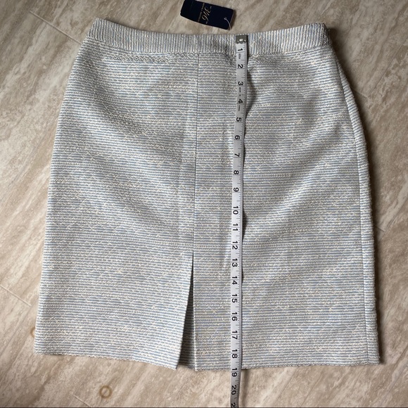 Brooks Brothers Dresses & Skirts - NWT Brooks Brothers Light blue and cream skirt